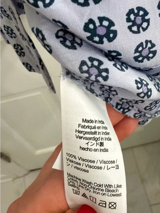 Madewell Puff-Sleeve A-Line Top - Picture 6 of 8